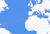 Flyreiser fra Antigua, Antigua og Barbuda til Constanța, Romania