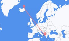 เที่ยวบิน จาก Thorshofn, ไอซ์แลนด์ ไปยัง คอร์ฟู, กรีซ