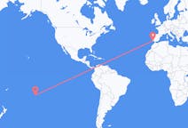 Flights from Raivavae, French Polynesia to Faro, Portugal
