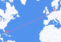 Flyrejser fra George Town, Bahamas til Hamborg, Tyskland