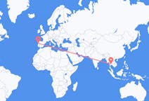 Flyg från Bangkok, Thailand till Porto, Portugal