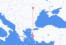 Vols de Samos, Grèce vers Bacau, Roumanie