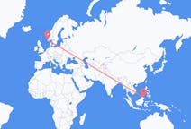 Flyrejser fra Sandakan, Malaysia til Stavanger, Norge