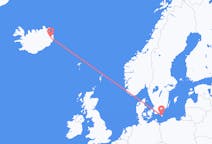 Flights from Egilsstaðir, Iceland to Bornholm, Denmark