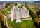 Photo of the aerial view of ancient castle in Arundel, a market town in West Sussex, England, UK.