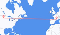 Flyrejser fra Aberdeen, USA til Montpellier, Frankrig