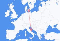 Flights from the city of Pescara to the city of Rostock