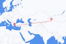 Flyreiser fra Ürümqi, Kina til Mykonos, Hellas