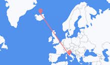 出发地 冰岛出发地 格里姆赛目的地 意大利罗马的航班