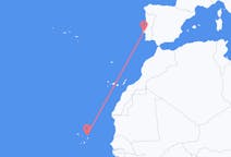 カーボベルデのから サル島、ポルトガルのへ リスボンフライト