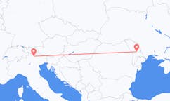 Flüge von Bozen, Italien nach Chișinău, die Republik Moldau