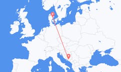 Flights from Mostar to Aarhus