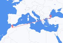 Flyg från Fes, Marocko till Istanbul, Turkiet