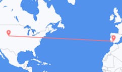 Flyreiser fra Laramie, USA til Sevilla, Spania