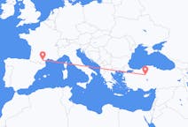 出发地 法国出发地 卡尔卡松目的地 土耳其安卡拉的航班