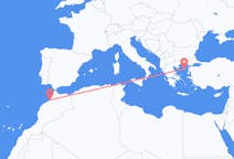 Fly fra Rabat til Lemnos
