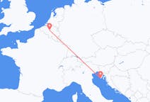 Flyreiser fra Pula, Kroatia til Brussel, Belgia