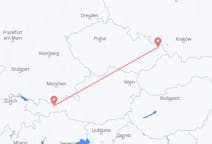 Flights from Ostrava in Czechia to Innsbruck in Austria