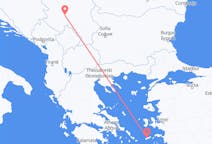 Fly fra Kraljevo til Ikaria