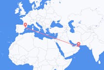 Flights from Muscat to Reus