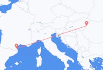 Flyg från Oradea, Rumänien till Perpignan, Frankrike
