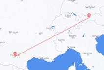 Flyreiser fra Innsbruck, Østerrike til Toulouse, Frankrike