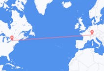 Flyreiser fra Rochester, USA til Zürich, Sveits
