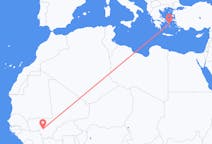 Flyrejser fra Bamako, Mali til Mykonos, Grækenland