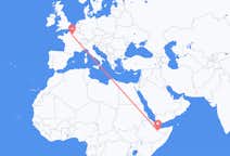 Flyg från Hargeisa, Somalia till Paris, Somalia