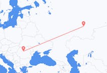 Flyrejser fra Ufa, Rusland til Târgu Mureș, Rumænien