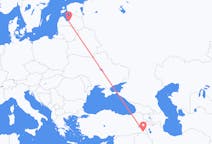 Fly fra Riga til Hakkâri