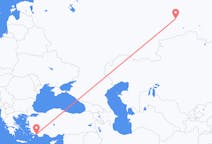 Flights from Tyumen, Russia to Dalaman, Turkey