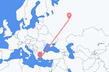 Flights from Parikia, Greece to Kirov, Russia