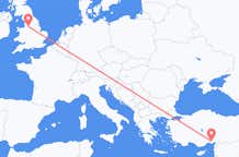 Flyreiser fra Adana, til Manchester