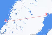 Vluchten van Luleå naar Rørvik, Sør-Trøndelag