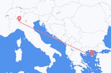Vluchten van Lemnos naar Milaan