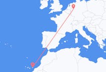 Flyreiser fra Ajuy, Spania til Dortmund, Tyskland