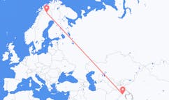Flüge von der Stadt Saidu Sharif in die Stadt Kiruna