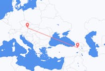 Flyrejser fra Kars, Tyrkiet til Wien, Østrig
