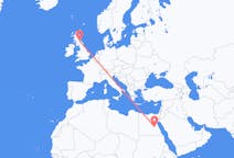 Flyreiser fra Luxor, Egypt til Edinburgh, Skottland