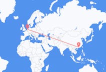 Flyreiser fra Guangzhou, Kina til Amsterdam, Nederland