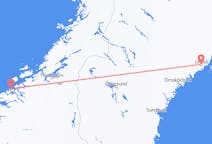 Vols depuis la ville de Kristiansund vers la ville d'Umeå