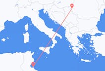 チュニジアのから ジェルバ島、ルーマニアのへ ティミショアラフライト
