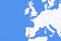 Flights from Jerez de la Frontera, Spain to Edinburgh, Scotland