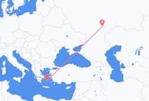 Flights from Saratov, Russia to Parikia, Greece