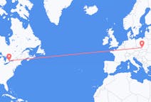 Flyg från Toronto, Kanada till Katowice, Polen
