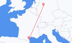 Flyrejser fra Perpignan, Frankrig til Paderborn, Tyskland