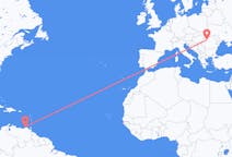 Flights from Porlamar, Venezuela to Cluj-Napoca, Romania