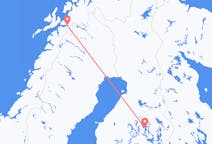 ノルウェーのから ナルヴィク、フィンランドのへ クオピオフライト