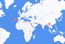 Flyreiser fra Lampang Province, Thailand til Funchal, Portugal